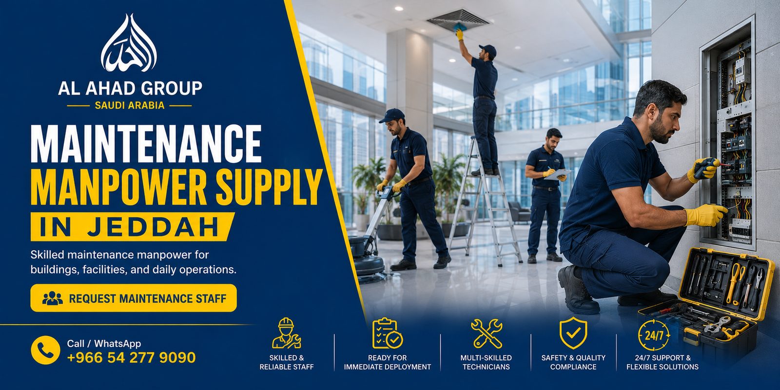 MEP Manpower Supply in Jeddah for Buildings, Facilities & MEP Manpower Supply in Jeddah for Buildings, Facilities &